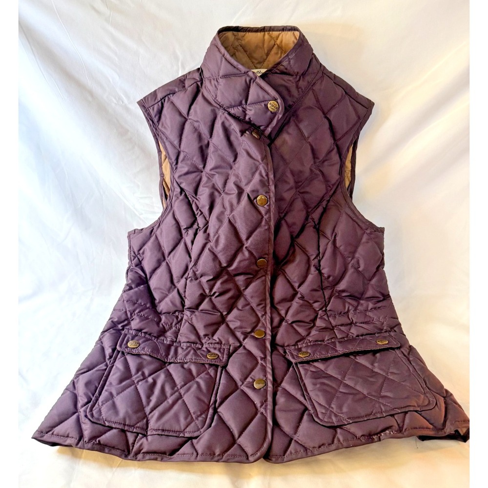 Eddie Bauer Women's Quilted Goose Down Vest, Size Small, Plume